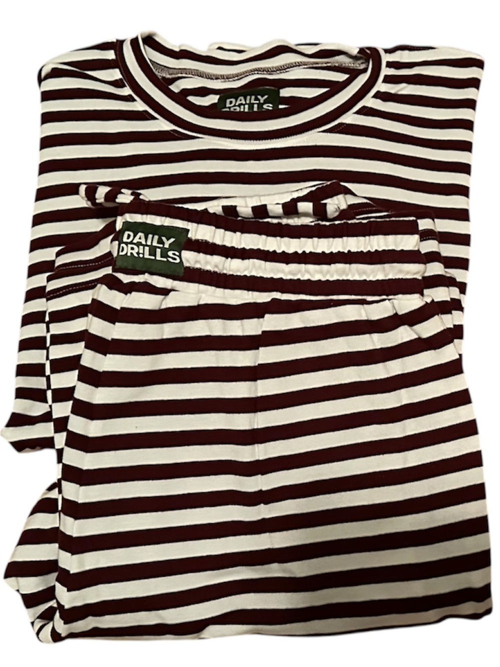 Daily Drills Pant Set- Bodega + White Stripe Size M/L - Picture 8 of 10
